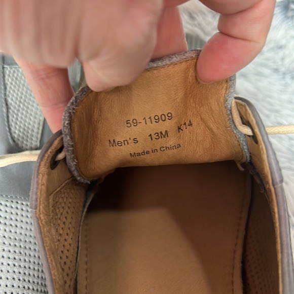 Johnston & Murphy Sz 13 Grey Dress Shoes - Picture 9 of 9